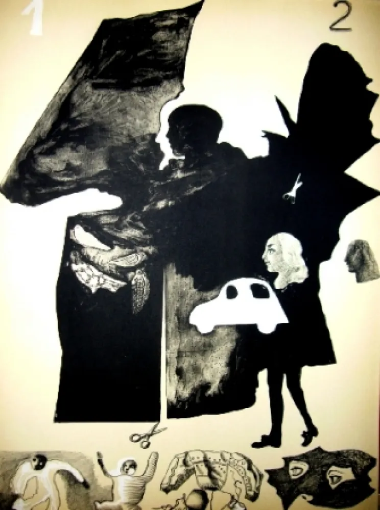 リトグラフ Castillo - Barcelone 1 bis