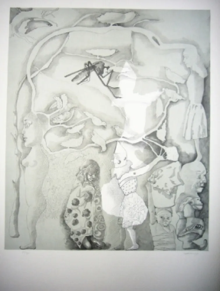 リトグラフ Castillo - Barcelone 2