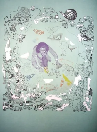 リトグラフ Castillo - Barcelone 3