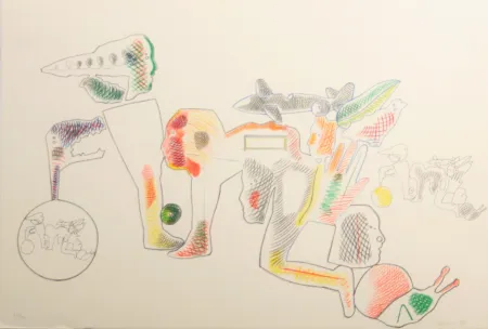 リトグラフ Castillo - Carpeta 12 Aniversari Galeria Joan Prats