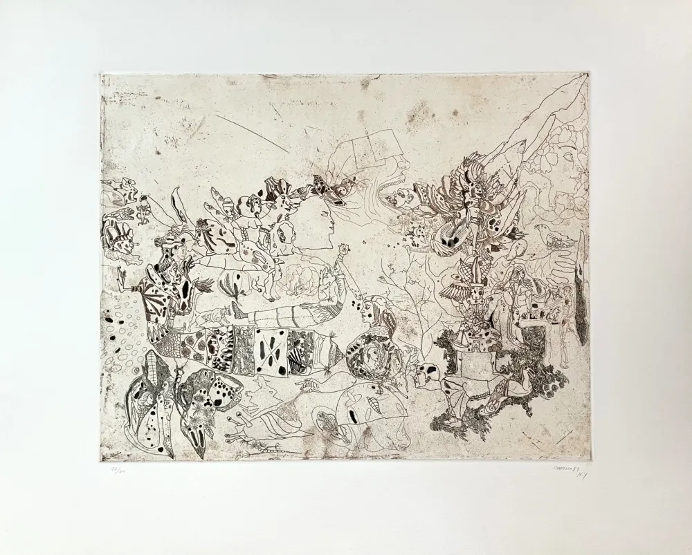 彫版 Castillo - Composition