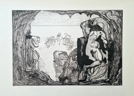 エッチングと　アクチアント Castillo - Omaggio a Michelangelo