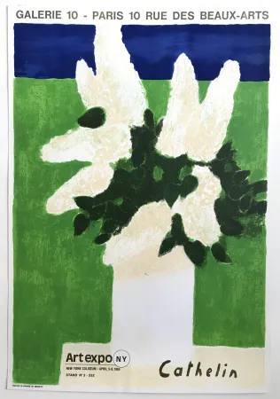 掲示 Cathelin - Galerie 10 Paris / Art expo N.Y.