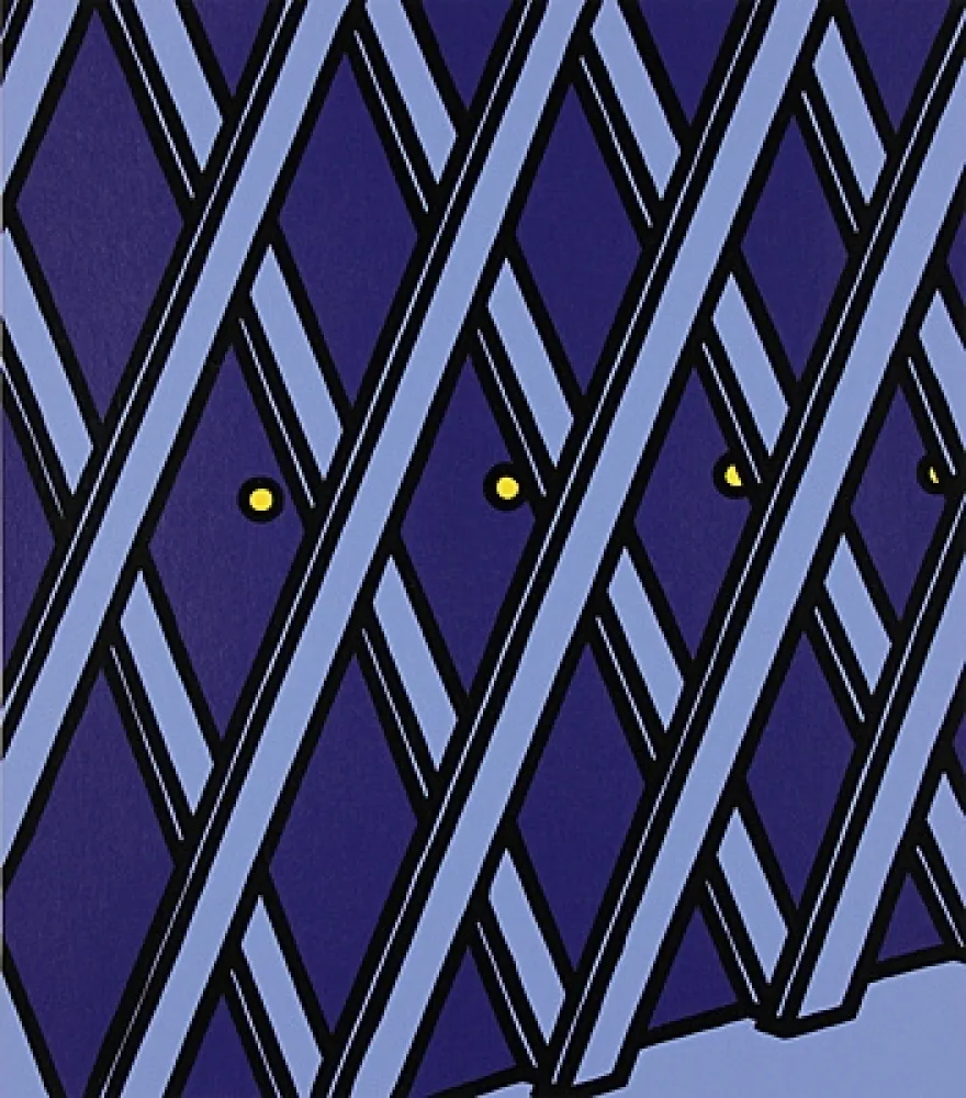 シルクスクリーン Caulfield - Moi je veux vivre monotone