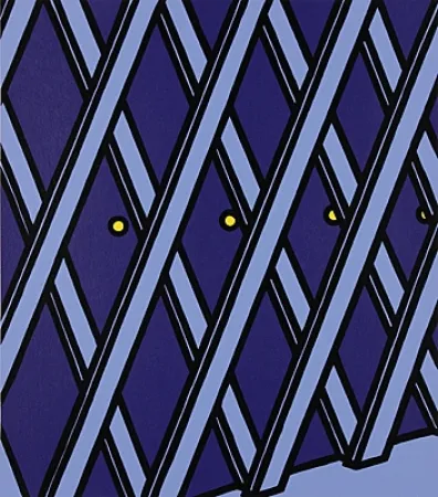 シルクスクリーン Caulfield - Moi je veux vivre monotone