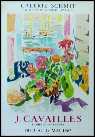 掲示 Cavailles - J.CAVAILLÈS GALERIE SCHMIT - LUMIÈRES DE CANNES