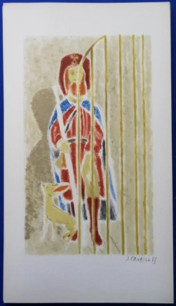 リトグラフ Cavailles - Le Pélerin