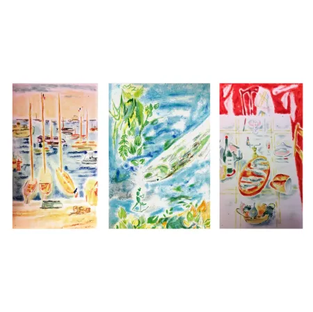 挿絵入り本 Cavailles - M. Toesca. LE CHANT DU RUISSEAU. Exemplaire avec suite des 20 lithographies (1961).