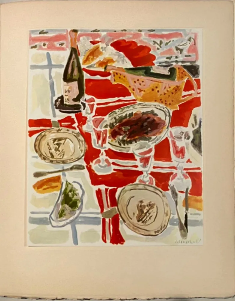 リトグラフ Cavailles - Nature morte