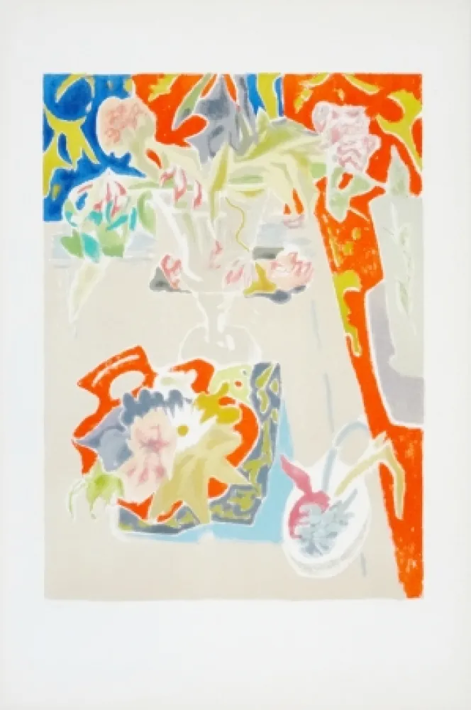 リトグラフ Cavailles - Nature morte