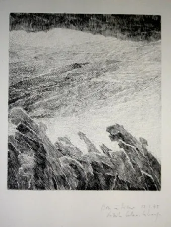 彫版 Celan Lestrange - Bei wein