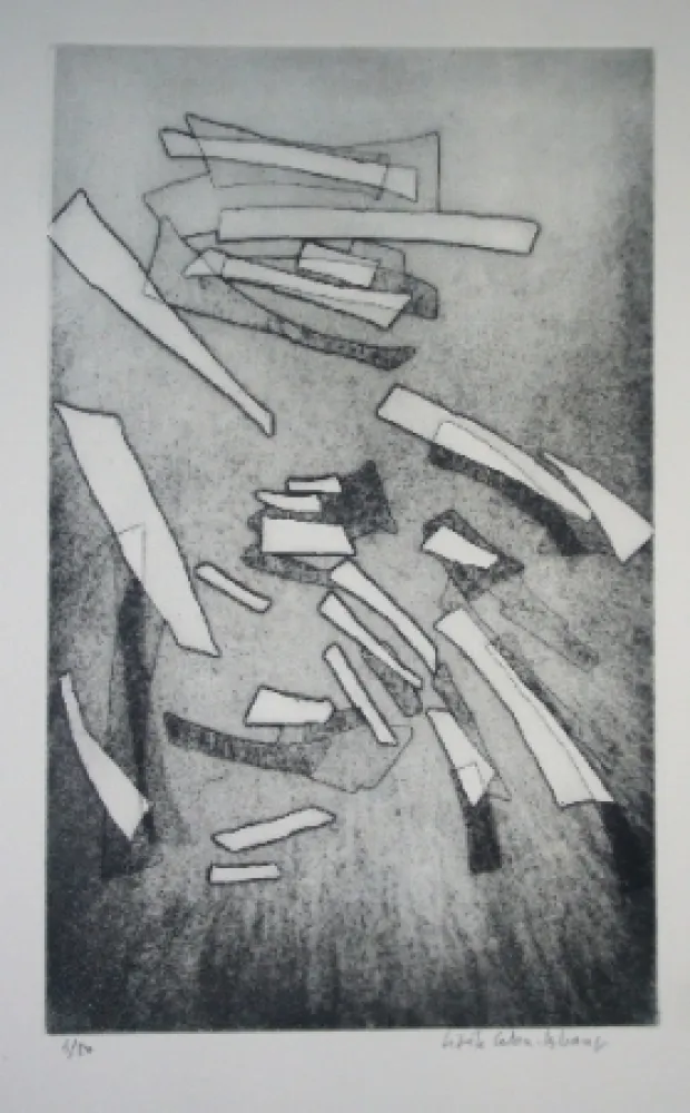 エッチング Celan Lestrange - Inachevé