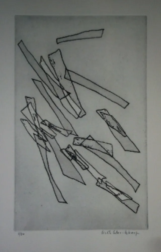 エッチング Celan Lestrange - Inachevé