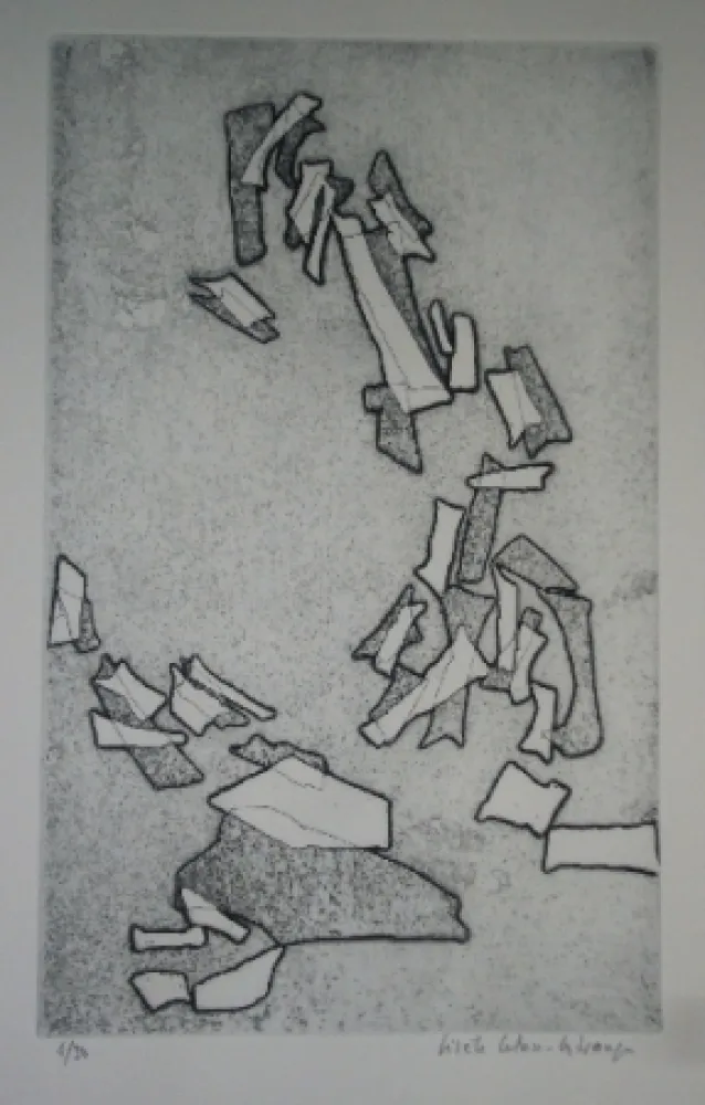 エッチング Celan Lestrange - Inachevé