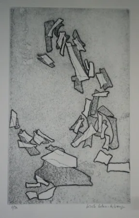 エッチング Celan Lestrange - Inachevé