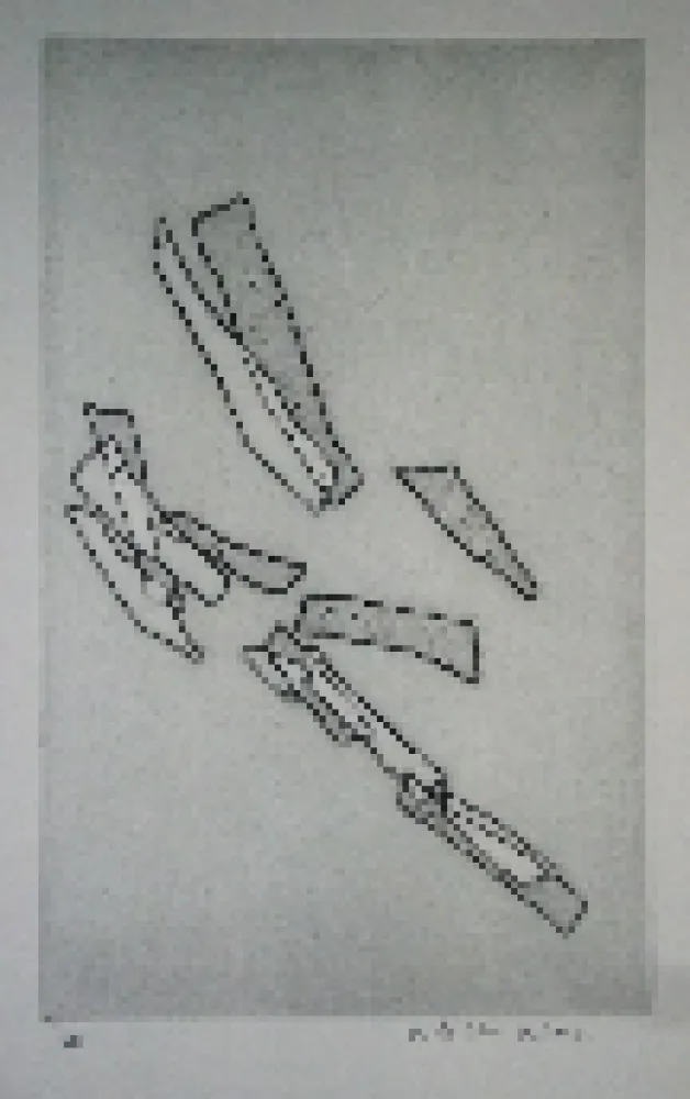 エッチング Celan Lestrange - Inachevé