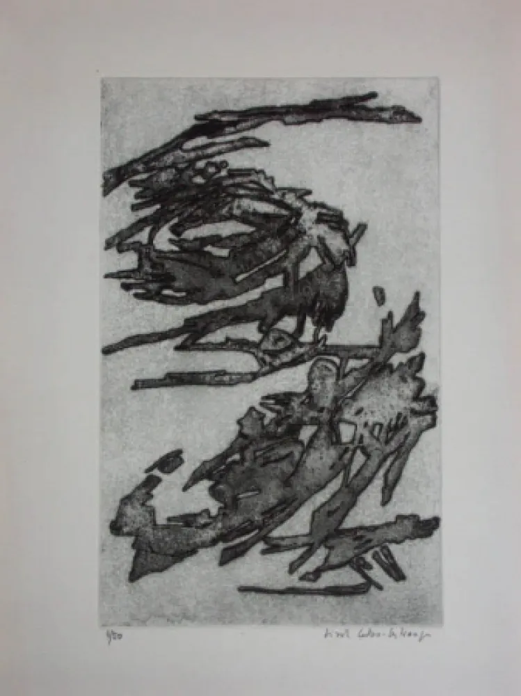 エッチング Celan Lestrange - L'inachevé 1