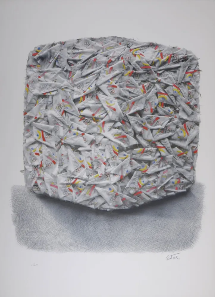 リトグラフ Cesar - Composition