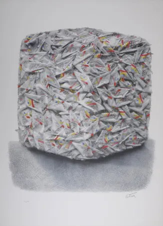 リトグラフ Cesar - Composition