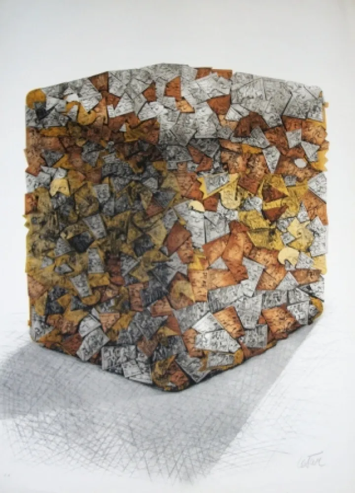 リトグラフ Cesar - Les compressions