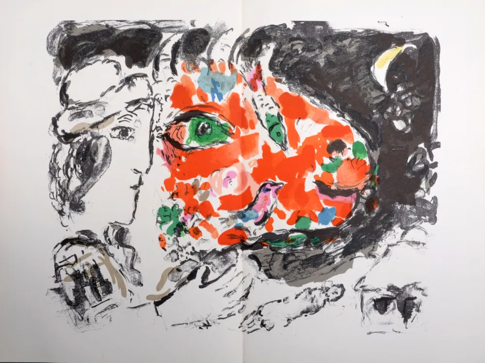 リトグラフ Chagall - Après l'hiver, 1972