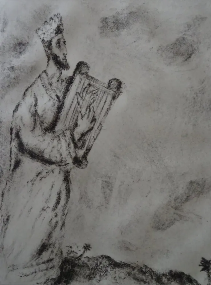 エッチング Chagall - Cantique de l'Arc