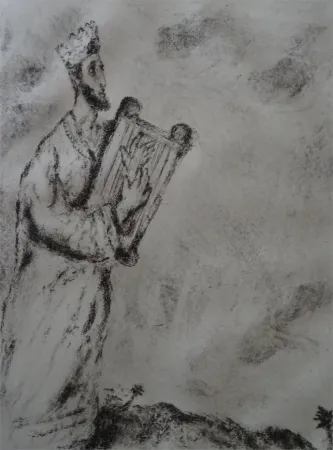 エッチング Chagall - Cantique de l'Arc