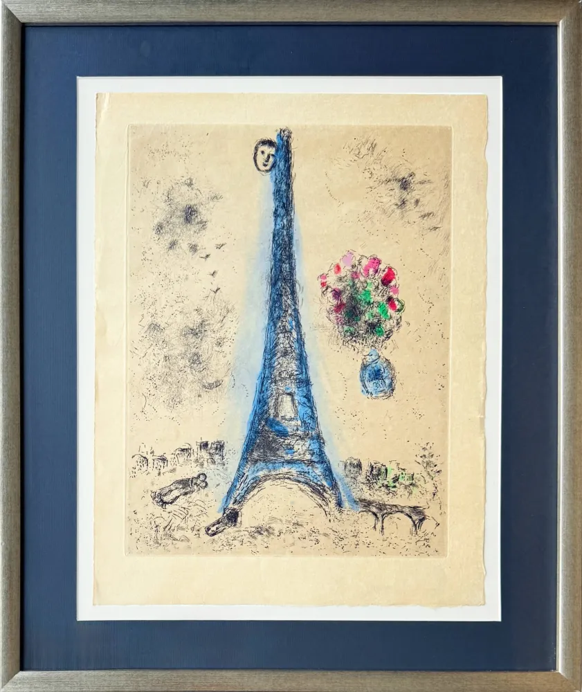 エッチングと　アクチアント Chagall - Celui qui dit les choses sans rien dire, Planche I