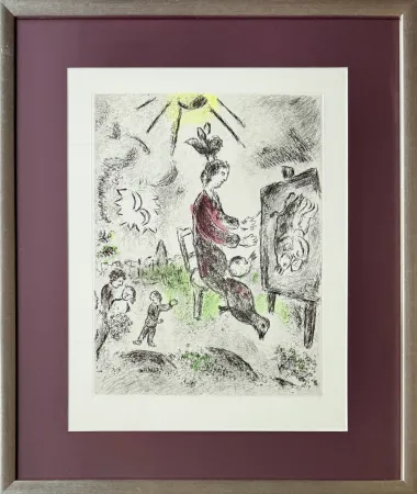 エッチングと　アクチアント Chagall - Celui qui dit les choses sans rien dire, Planche XVI