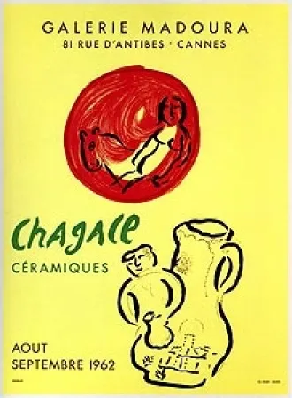 リトグラフ Chagall - Céramiques