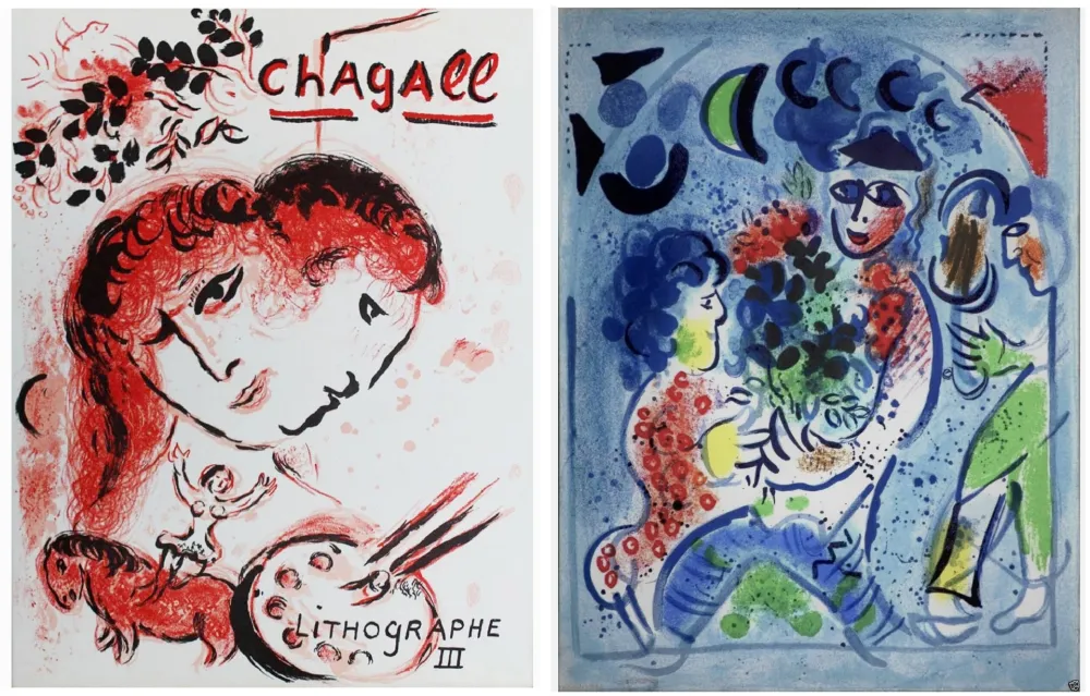 挿絵入り本 Chagall - CHAGALL LITHOGRAPHE III. 1962 - 1968