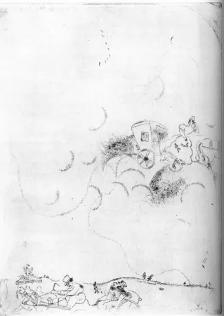 エッチング Chagall - Cicicov's Dream