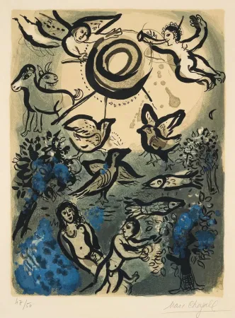 リトグラフ Chagall - Creation