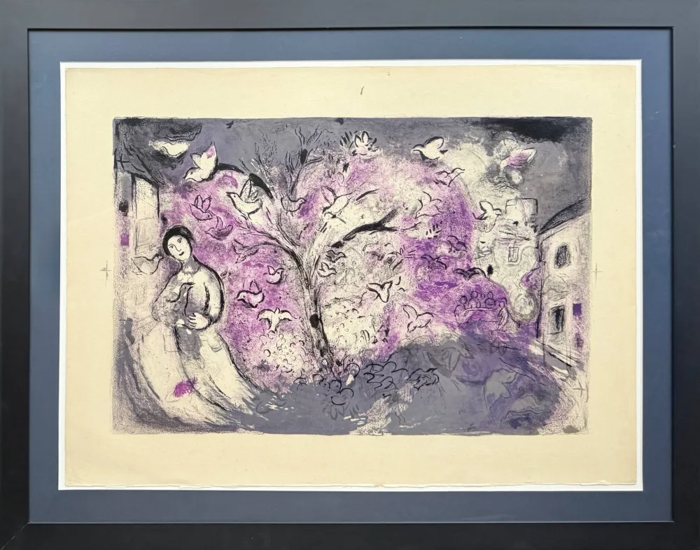 リトグラフ Chagall - Daphnes and Chloé, Planche XXVI