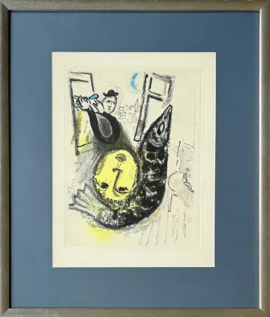 エッチングと　アクチアント Chagall - De Mauvais Sujets - Planche II