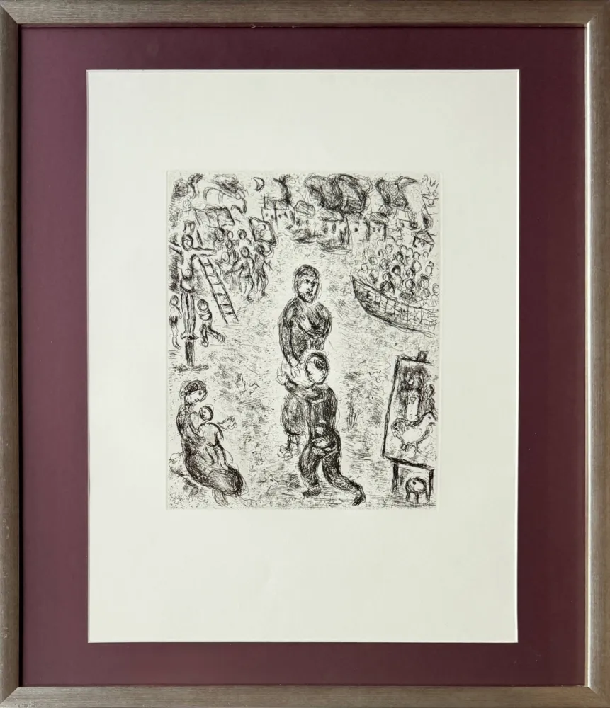 彫版 Chagall - De Mauvais Sujets - Planche II