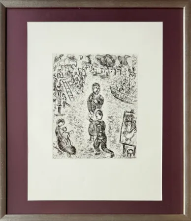 彫版 Chagall - De Mauvais Sujets - Planche II