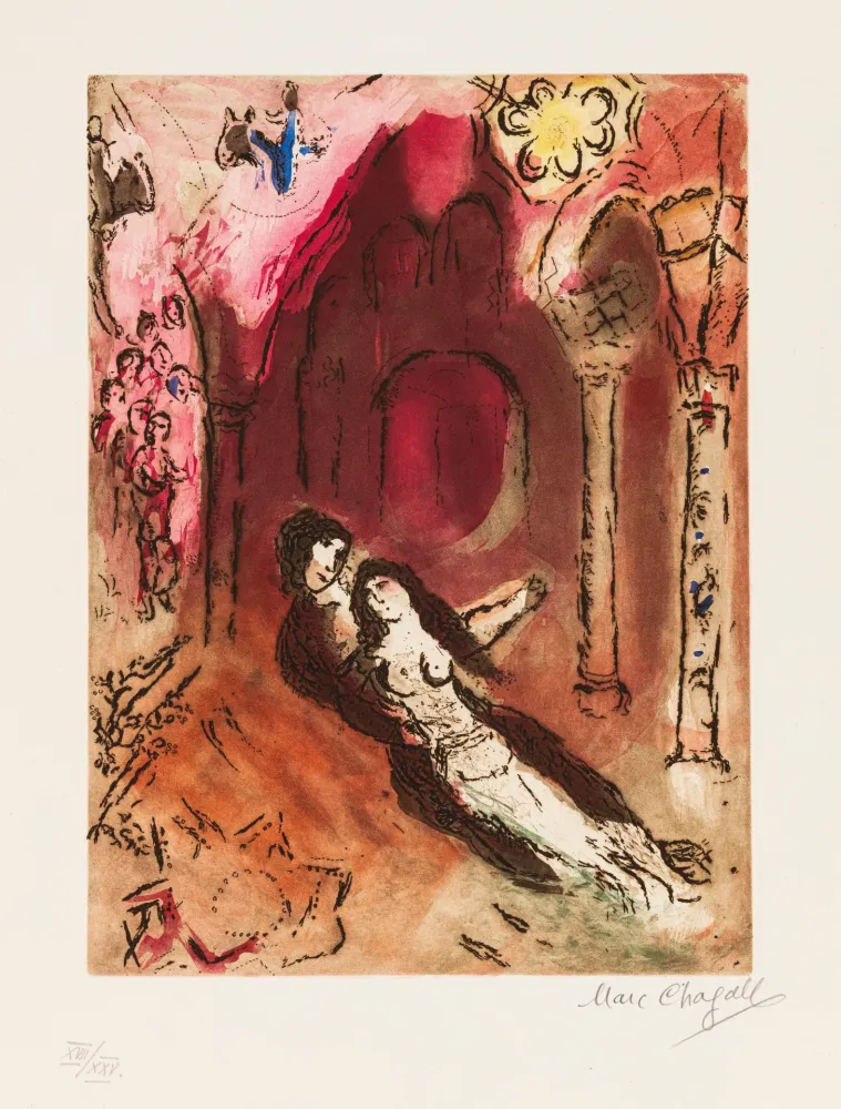 エッチングと　アクチアント Chagall - Granada