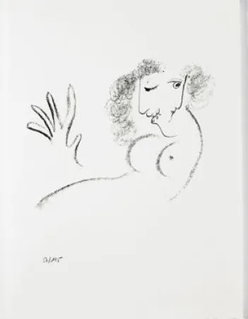 リトグラフ Chagall - Jean Cassou: vingt-deux poèms