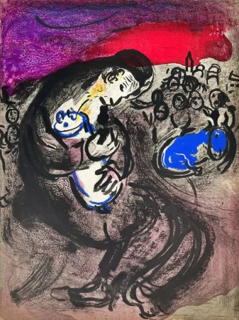 リトグラフ Chagall - Jeremiah's lamentations
