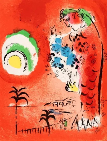 リトグラフ Chagall - La Baie des Anges