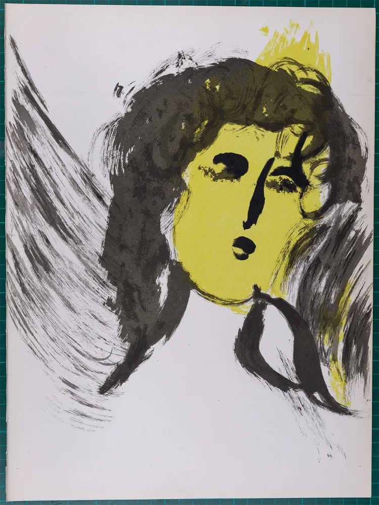 リトグラフ Chagall - La Bible : Ange, 1956