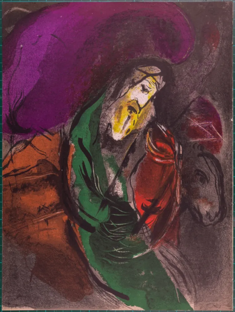 リトグラフ Chagall - La Bible : Jérémie, 1956