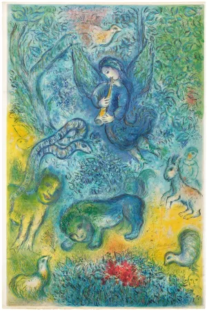 リトグラフ Chagall - La Flûte Enchantée (The Magic Flute)
