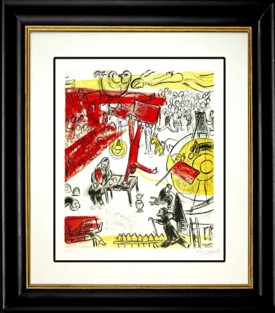 リトグラフ Chagall - La Révolution