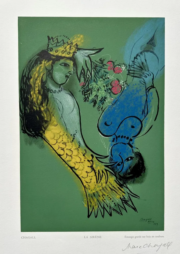 木版 Chagall - La Sirene