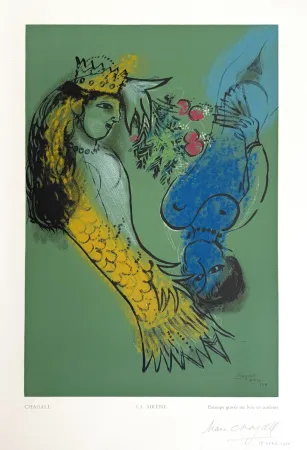 木版 Chagall - La Sirene