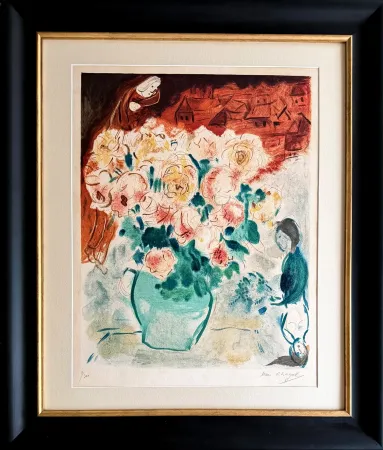 リトグラフ Chagall - Le Bouquet