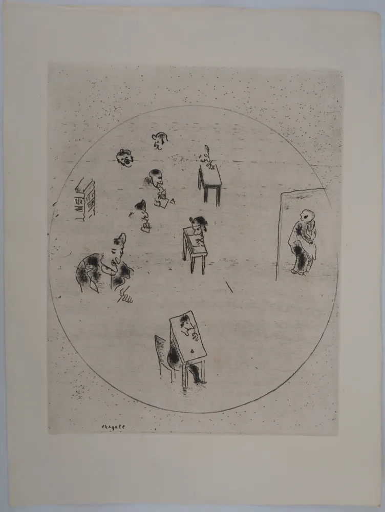 彫版 Chagall - Le bureau des contrats