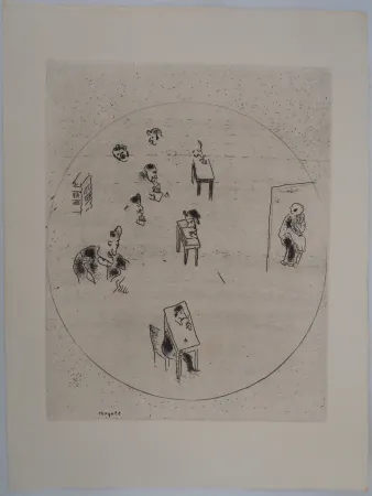 彫版 Chagall - Le bureau des contrats